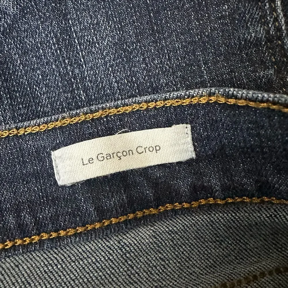 FRAME Womens size 33 Le Garçon Crop Covant Denim Jeans LGJC6540 - Picture 11 of 13